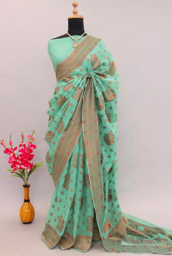 Cl1 Soft Linen Casual Wear Silk Designer Saree Collection